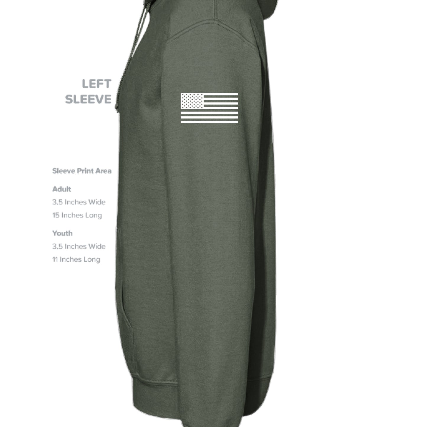 MILITARY GREEN - SLEEVE_LEFT