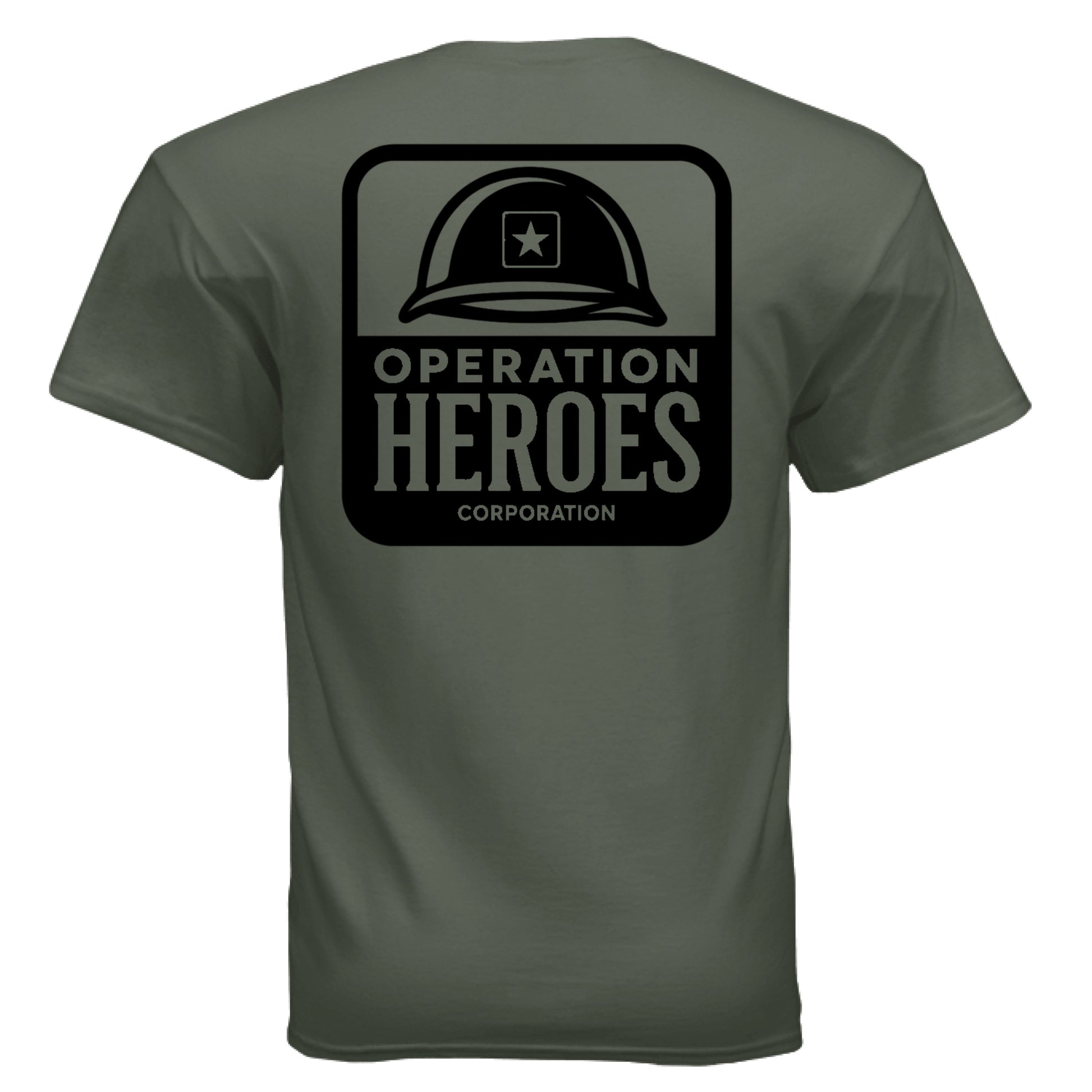 MILITARY GREEN - BACK