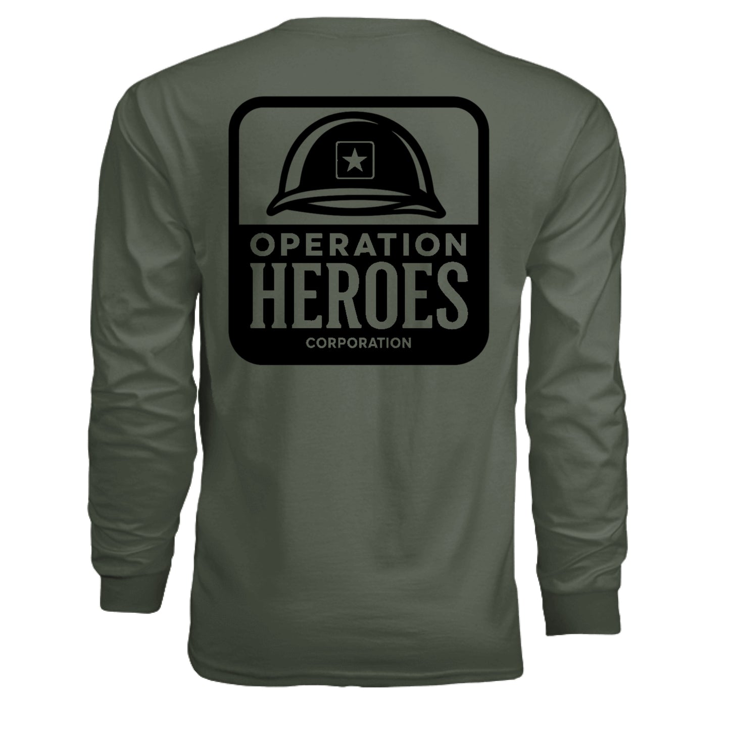 MILITARY GREEN - BACK