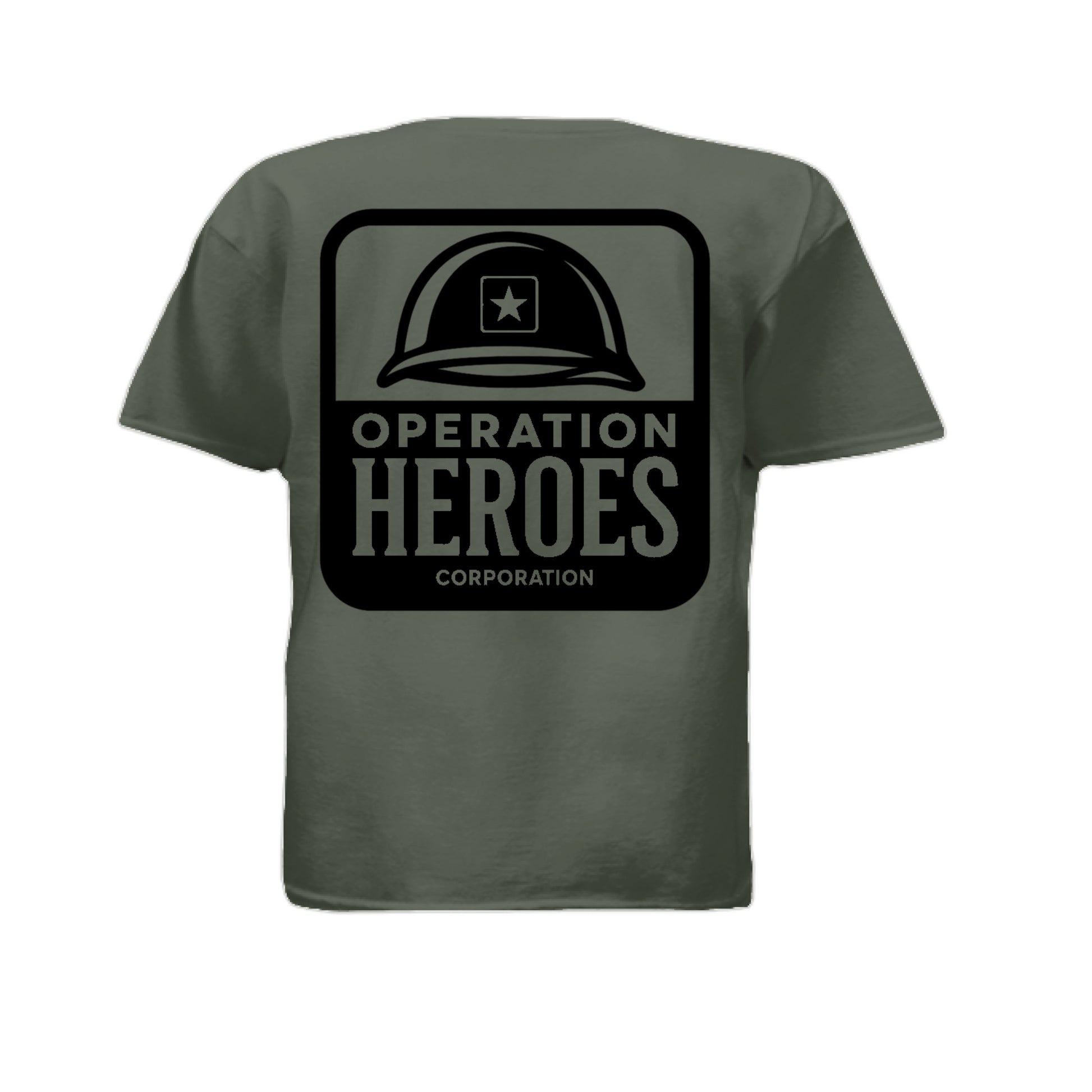 MILITARY GREEN - BACK