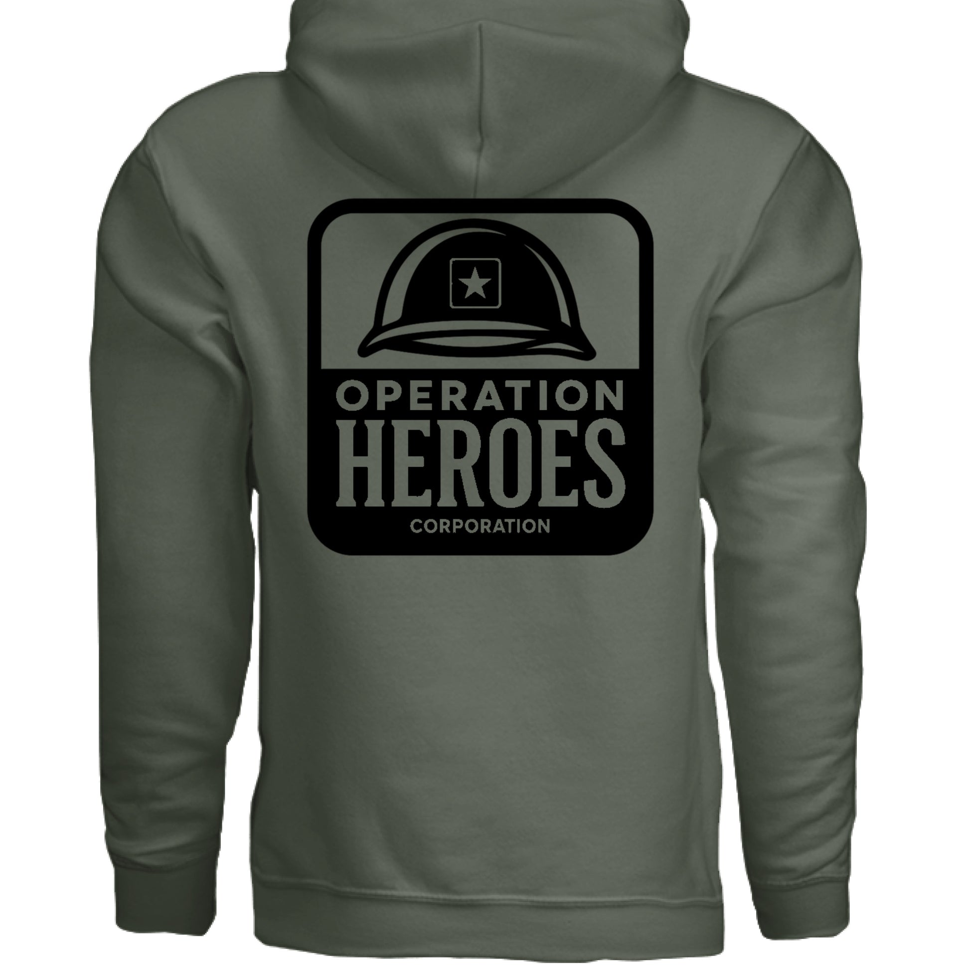 MILITARY GREEN - BACK