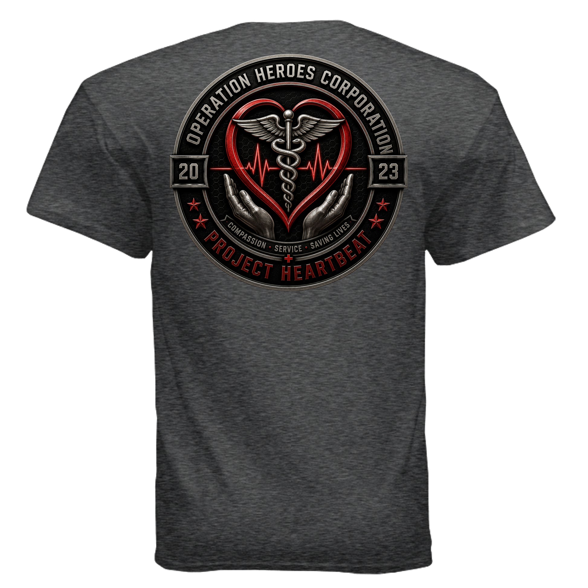 DARK HEATHER - G500 - BACK